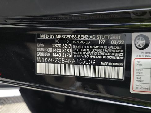 Certified 2022 Mercedes-Benz S 580 4MATIC Sedan image 9