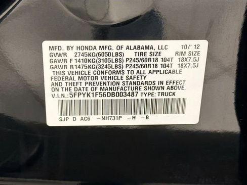 Used 2013 Honda Ridgeline RTL image 24