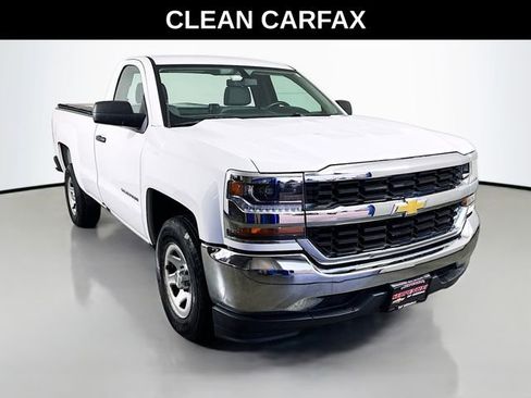 Used 2018 Chevrolet Silverado 1500 W/T w/ Chrome Bumper Package RWD image 2