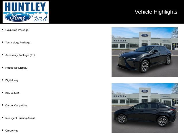Used 2023 Lexus RZ 450e Premium w/ Technology Package AWD/4WD image 2