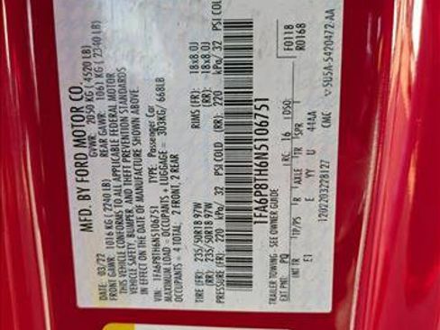 Used 2022 Ford Mustang Premium RWD image 15