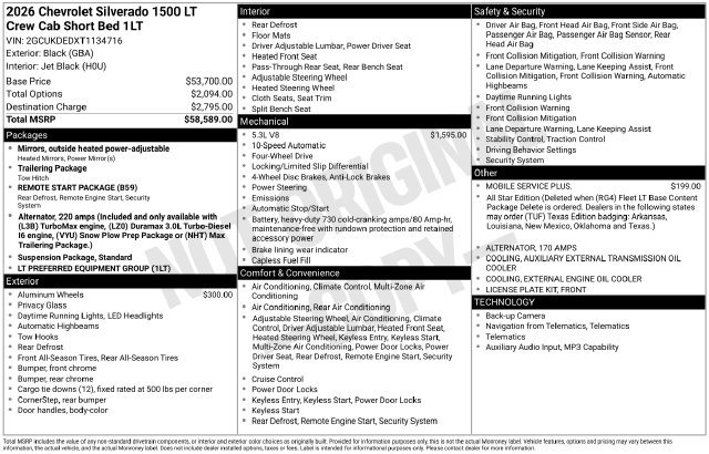 Certified 2026 Chevrolet Silverado 1500 LT AWD/4WD image 32