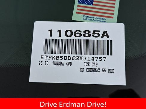 Certified 2025 Toyota Tundra SR w/ SR Tow Package AWD/4WD image 30