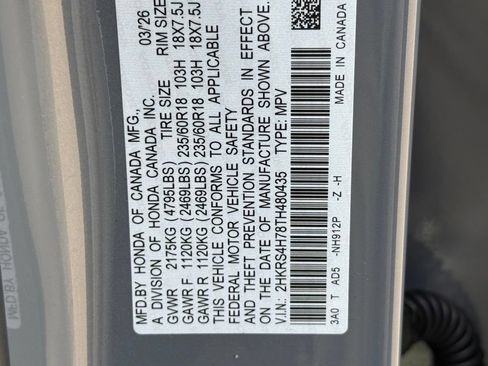 Certified 2026 Honda CR-V EX-L image 28