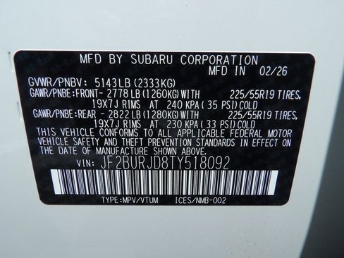New 2026 Subaru Outback Touring XT AWD/4WD image 33