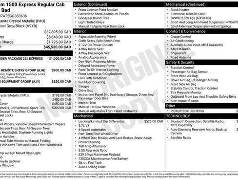 Used 2016 RAM 1500 Express AWD/4WD image 5
