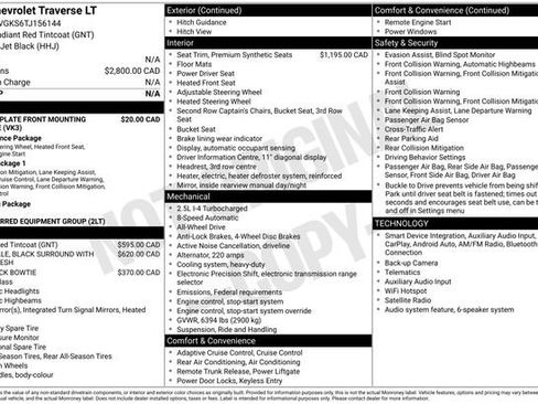 Used 2026 Chevrolet Traverse LT AWD/4WD image 24