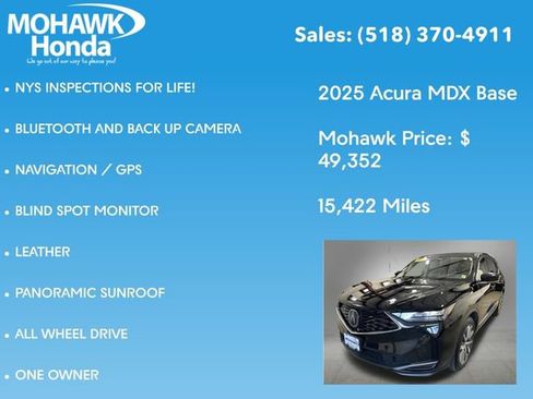 Used 2025 Acura MDX SH-AWD w/ Technology Package image 7