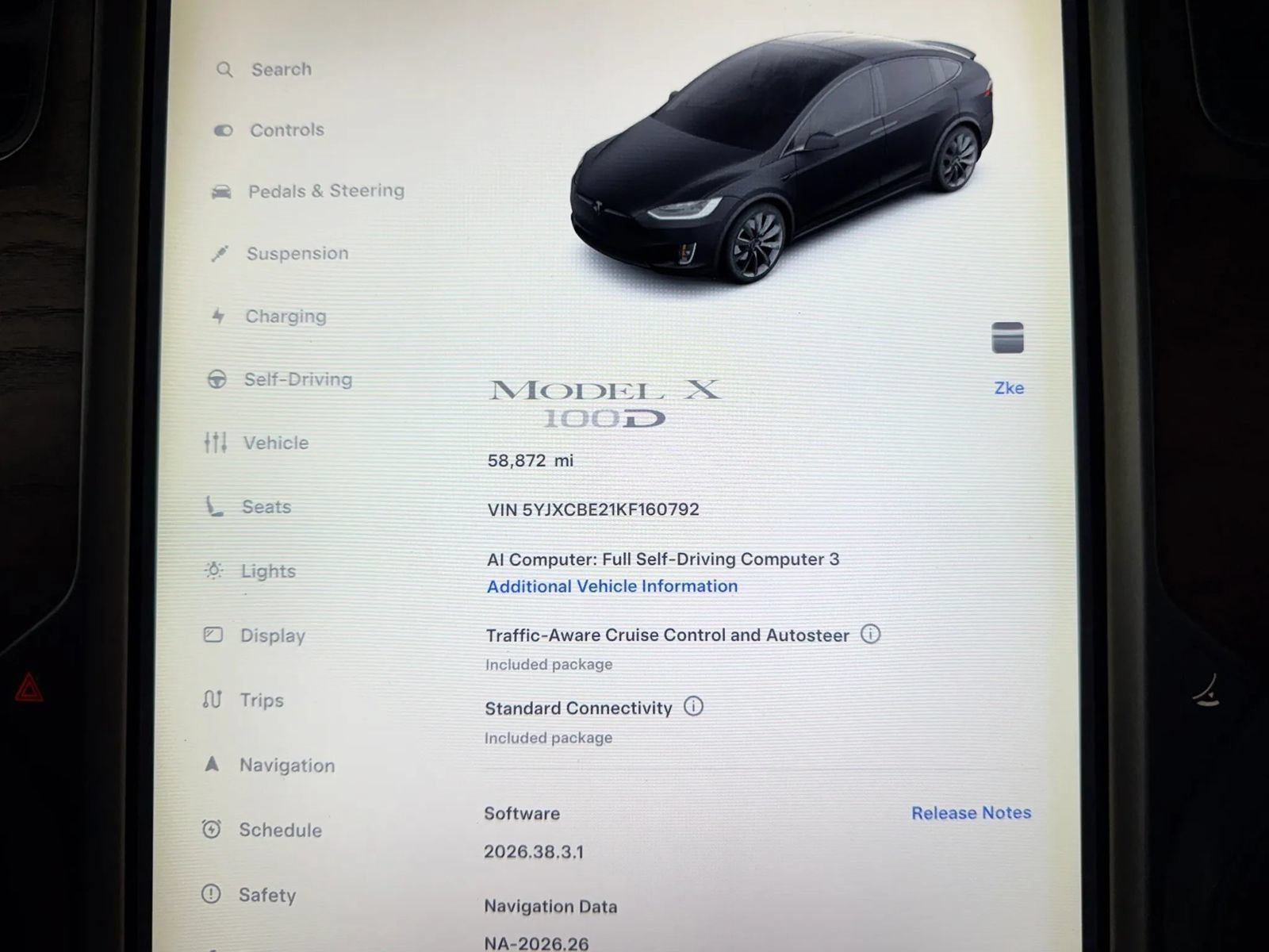 Used 2019 Tesla Model X 75D AWD/4WD image 17