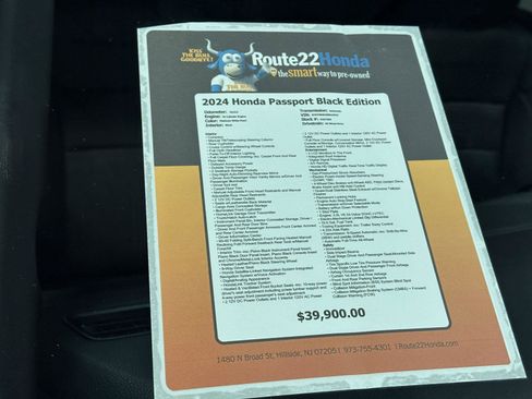 Certified 2024 Honda Passport Black Edition image 40