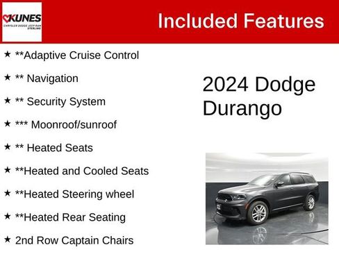 Certified 2024 Dodge Durango GT AWD/4WD image 5