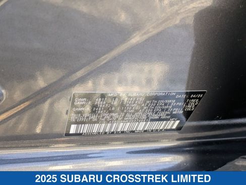 Certified 2025 Subaru Crosstrek 2.5i Limited image 38