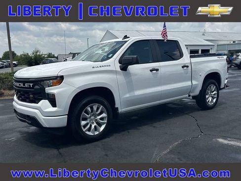 Certified 2023 Chevrolet Silverado 1500 Custom AWD/4WD image 1