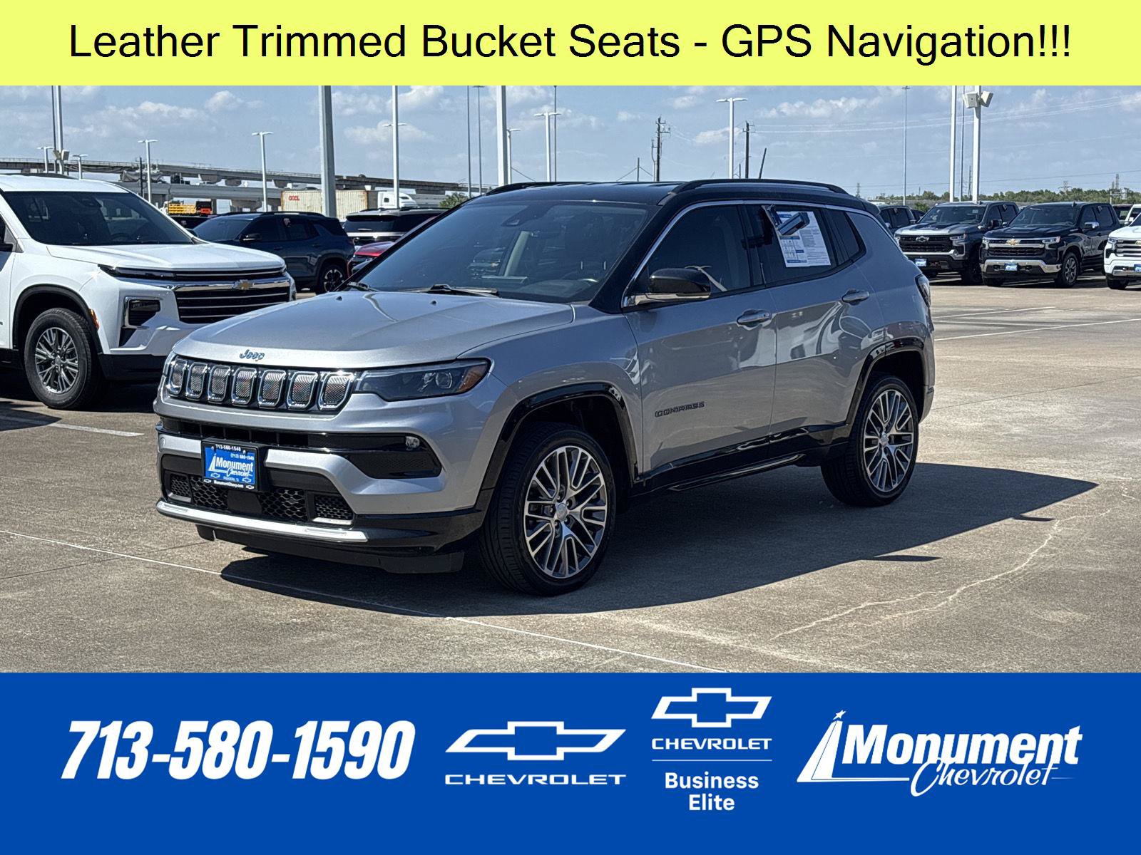 Used 2022 Jeep Compass Limited w/ Elite Group AWD/4WD image 1