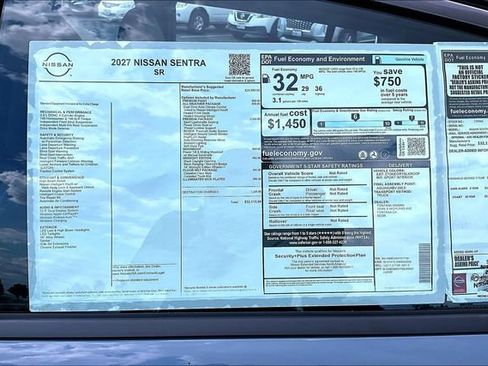 New 2027 Nissan Sentra SR w/ SR Premium Package FWD image 14