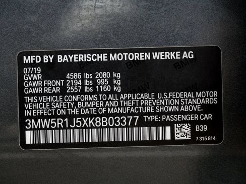 Used 2019 BMW 330i Sedan w/ Premium Package RWD image 42