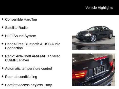 Used 2015 BMW 435i xDrive Convertible AWD/4WD image 38