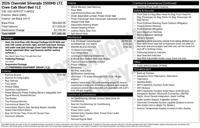 Used 2026 Chevrolet Silverado 2500 LTZ AWD/4WD image 10