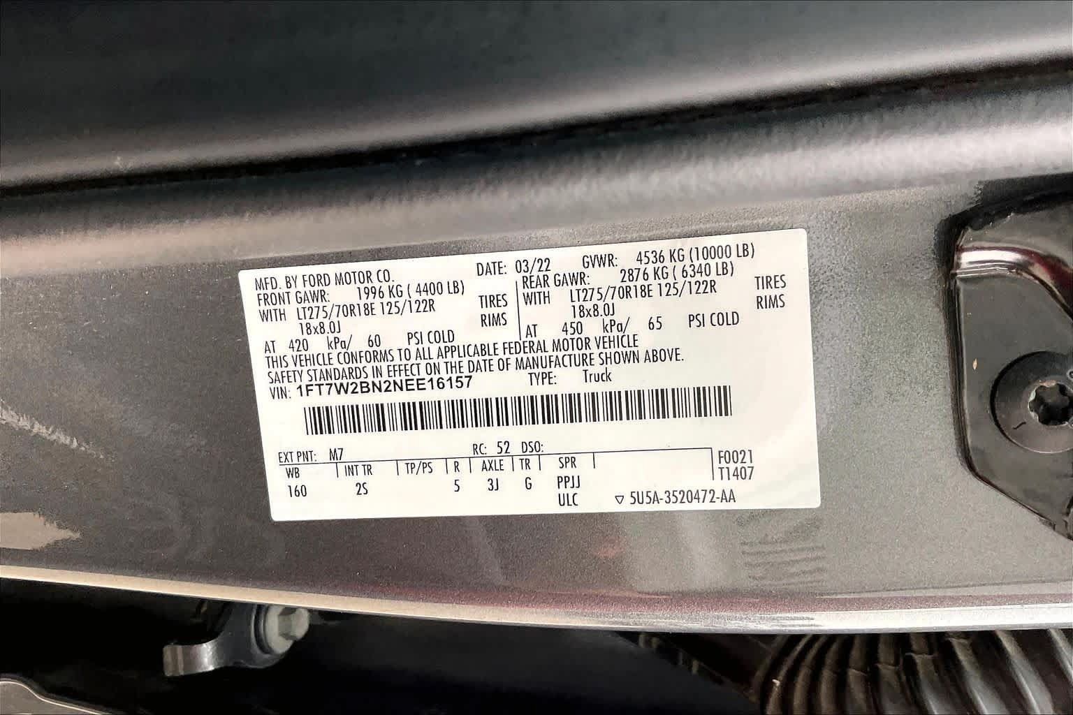 Used 2022 Ford F250 XLT w/ XLT Premium Package AWD/4WD image 34