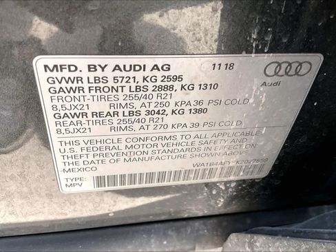 Used 2019 Audi SQ5 Premium Plus AWD/4WD image 34