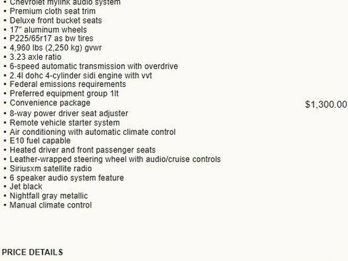 Used 2017 Chevrolet Equinox LT w/ Convenience Package image 7