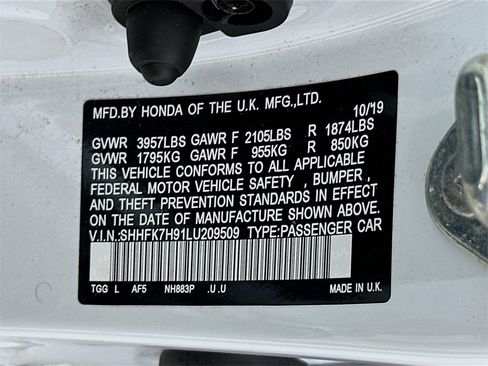 Used 2020 Honda Civic Sport Touring image 27