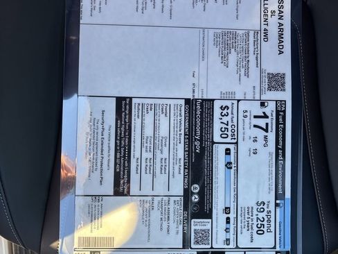 New 2025 Nissan Armada SL w/ Captain's Chari Seat Package AWD/4WD image 8