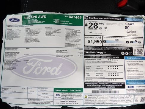 Used 2024 Ford Escape Active w/ Tech Pack #1 AWD/4WD image 36