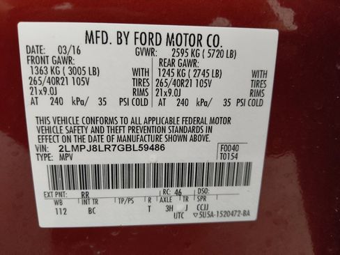 Used 2016 Lincoln MKX Reserve w/ Luxury Package image 33