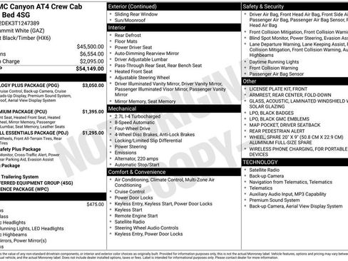 New 2026 GMC Canyon AT4 w/ Technology Plus Package AWD/4WD image 4