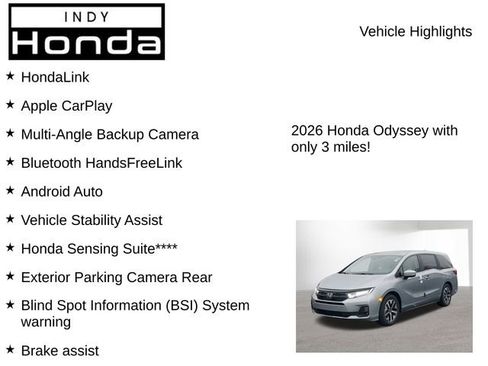 New 2026 Honda Odyssey EX-L image 7