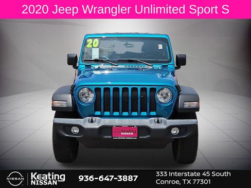 Used 2020 Jeep Wrangler Unlimited Sport S AWD/4WD image 2