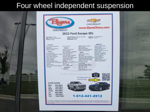 Used 2022 Ford Escape SEL AWD/4WD image 13