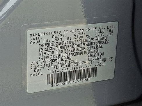 Certified 2024 Nissan Kicks SV FWD image 27