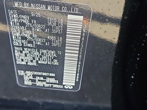 New 2026 INFINITI QX80 Autograph w/ Premium Cargo Package image 29