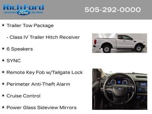 Certified 2021 Ford Ranger XL w/ Equipment Group 101A High RWD image 21