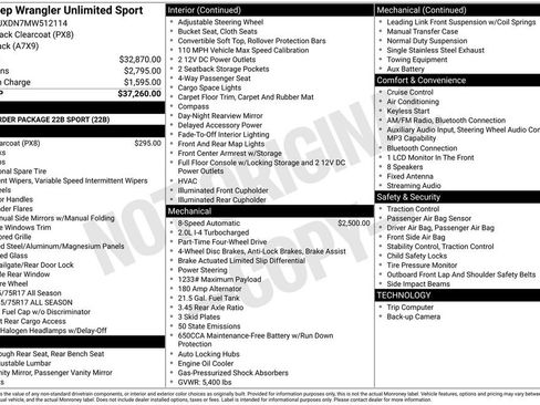 Used 2021 Jeep Wrangler Unlimited Sport image 28