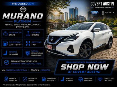 Used 2019 Nissan Murano Platinum w/ Cargo Package