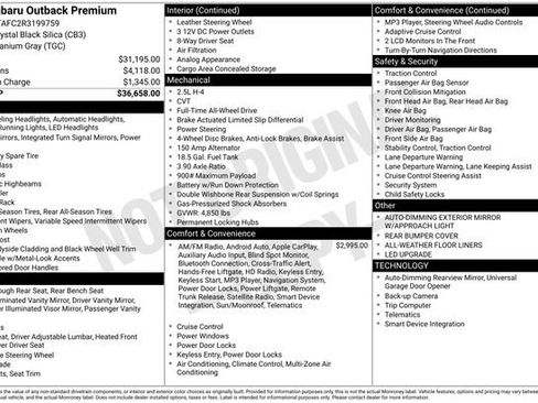 Used 2024 Subaru Outback Premium image 5