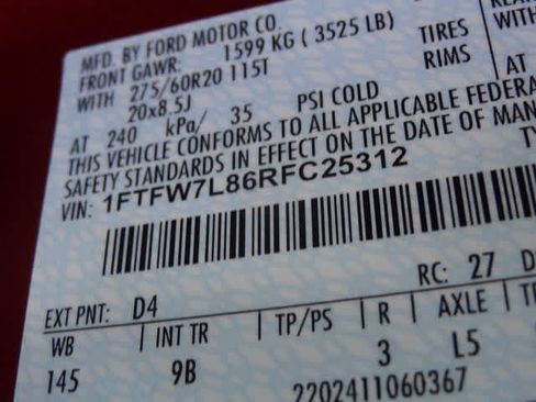 Certified 2024 Ford F150 Platinum AWD/4WD image 53