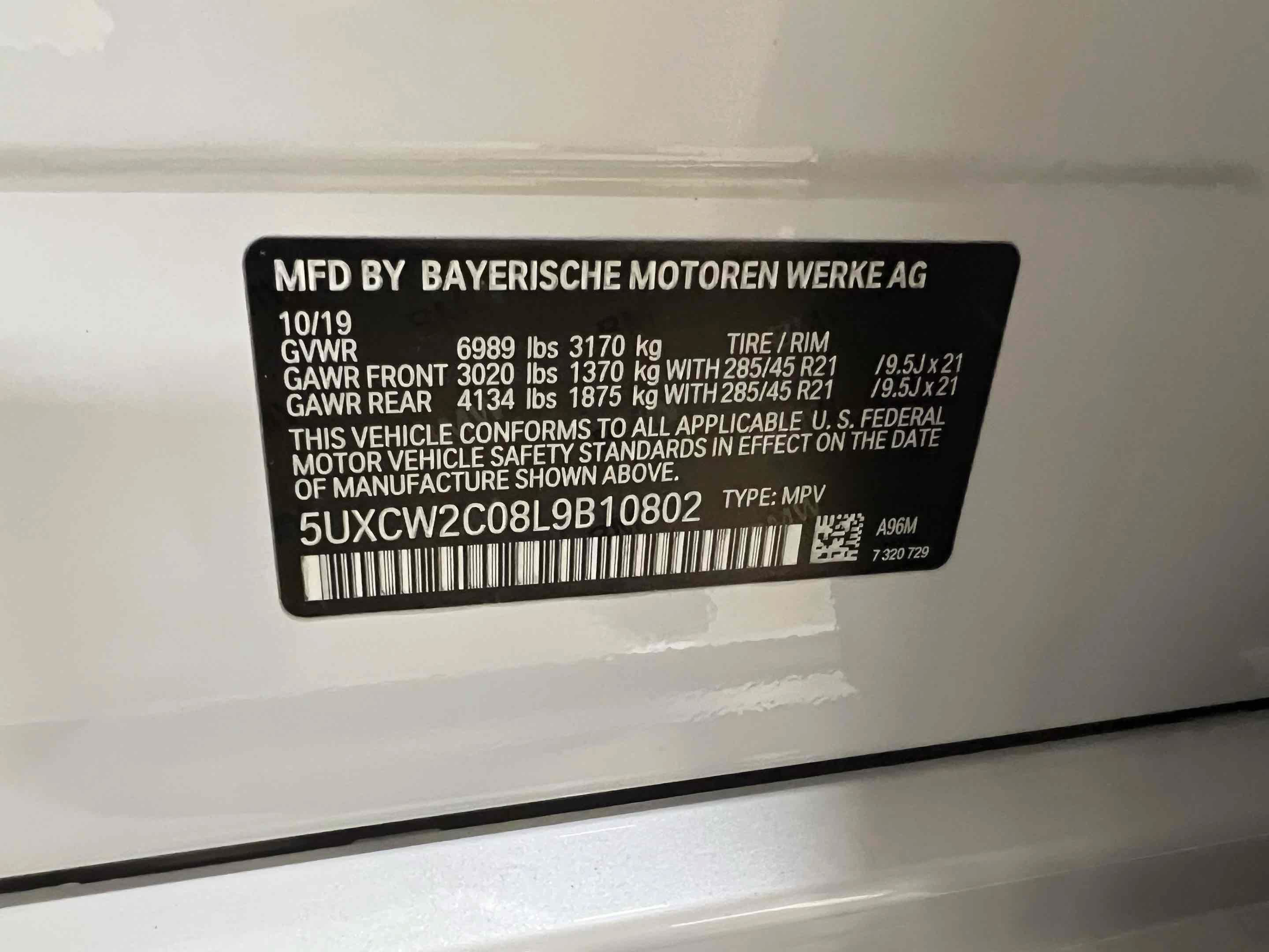 Used 2020 BMW X7 xDrive40i w/ Premium Package AWD/4WD image 14