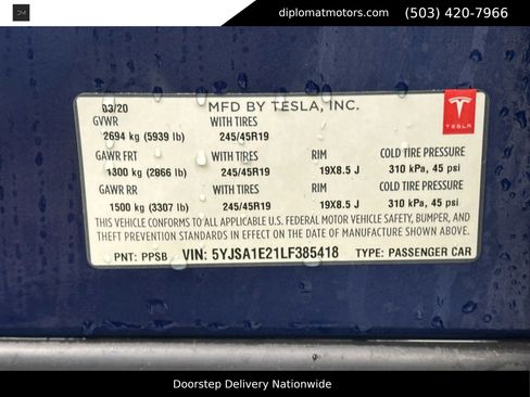 Used 2020 Tesla Model S Long Range image 45