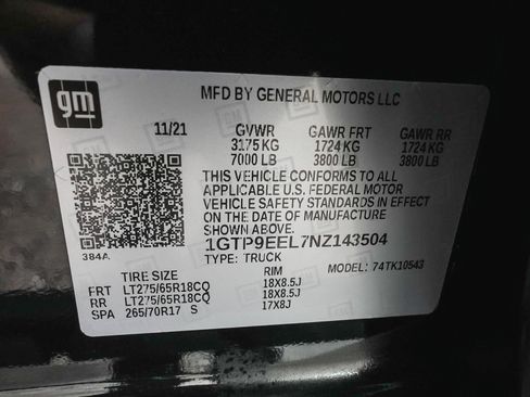 Used 2022 GMC Sierra 1500 AT4 w/ AT4 Premium Package AWD/4WD image 16