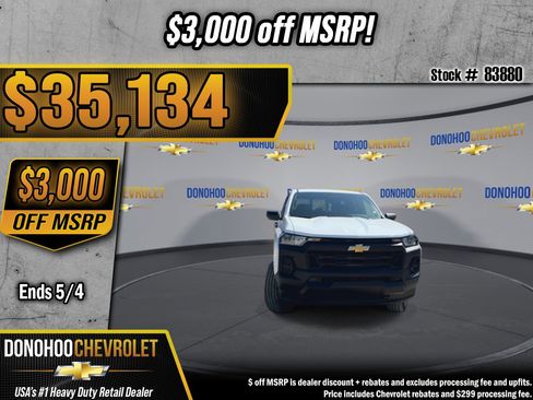 New 2026 Chevrolet Colorado W/T AWD/4WD image 1