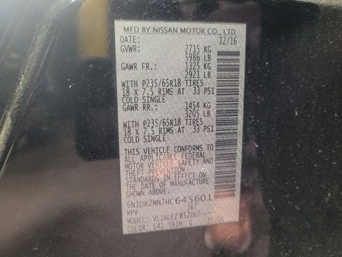 Used 2017 Nissan Pathfinder SV FWD image 33