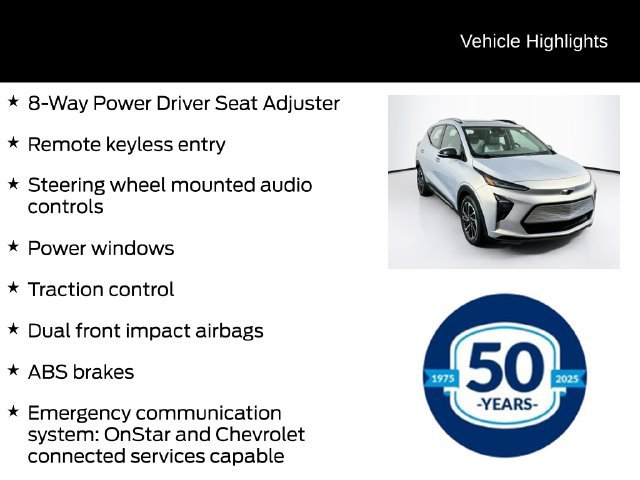 Used 2022 Chevrolet Bolt EUV Premier w/ Sun & Sound Package FWD image 21