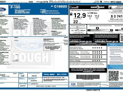 Used 2024 Ford F150 Tremor w/ Equipment Group 402A High AWD/4WD image 2