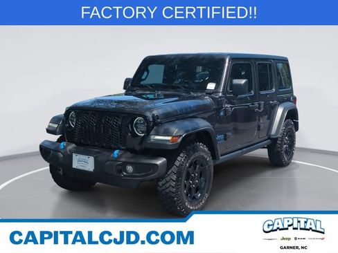 Certified 2023 Jeep Wrangler Unlimited w/ Cold Weather Group AWD/4WD image 1