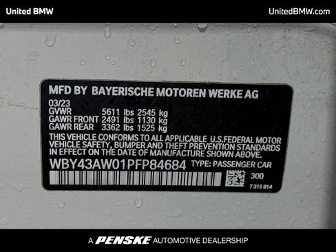 Used 2023 BMW i4 eDrive35 w/ Premium Package RWD image 15