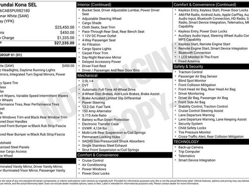 Used 2023 Hyundai Kona SEL image 34